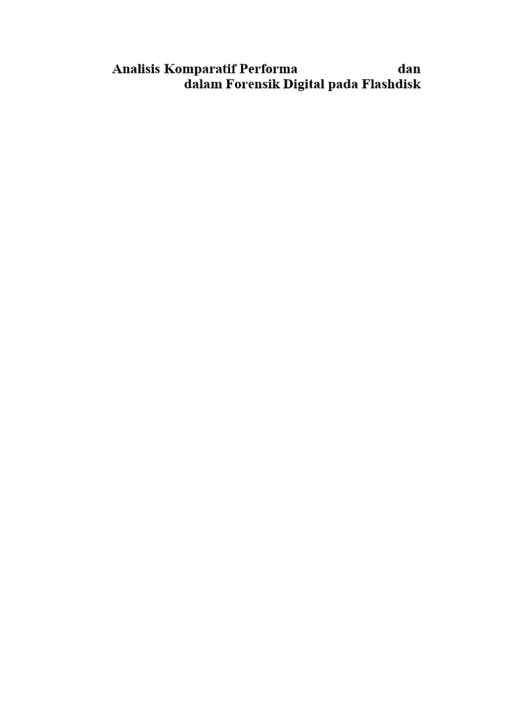 Perbandingan FTK Imager dan Autopsy | PDF