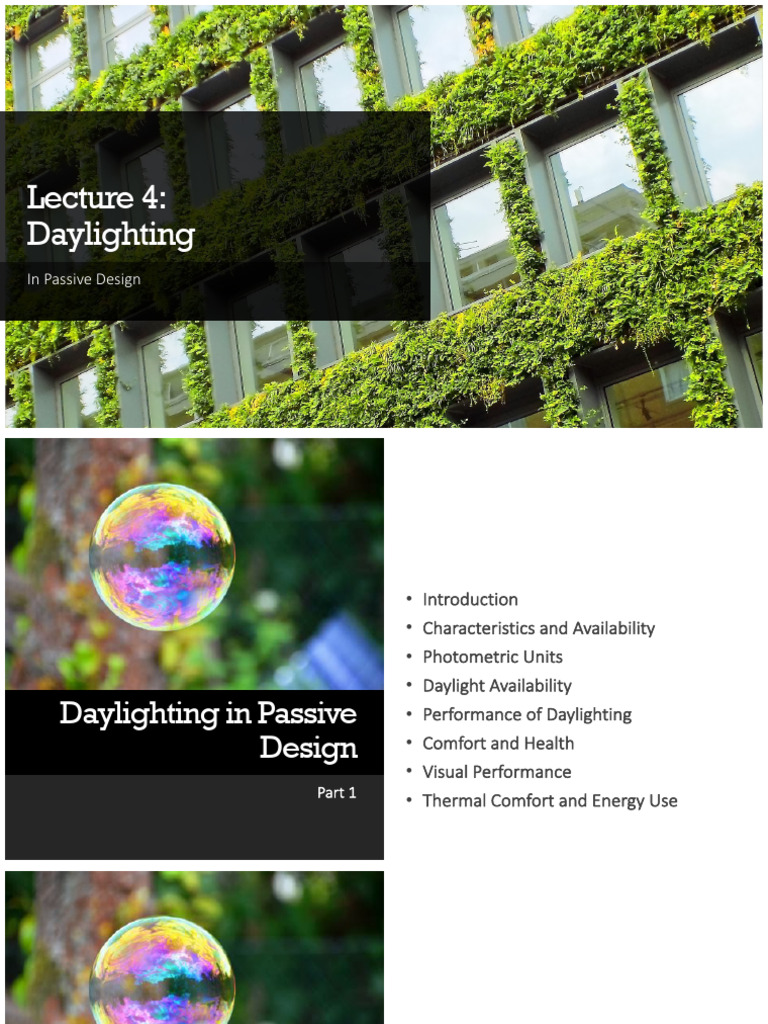 Daylighting Diagrams in Passive Design | PDF | Window | Architectural ...