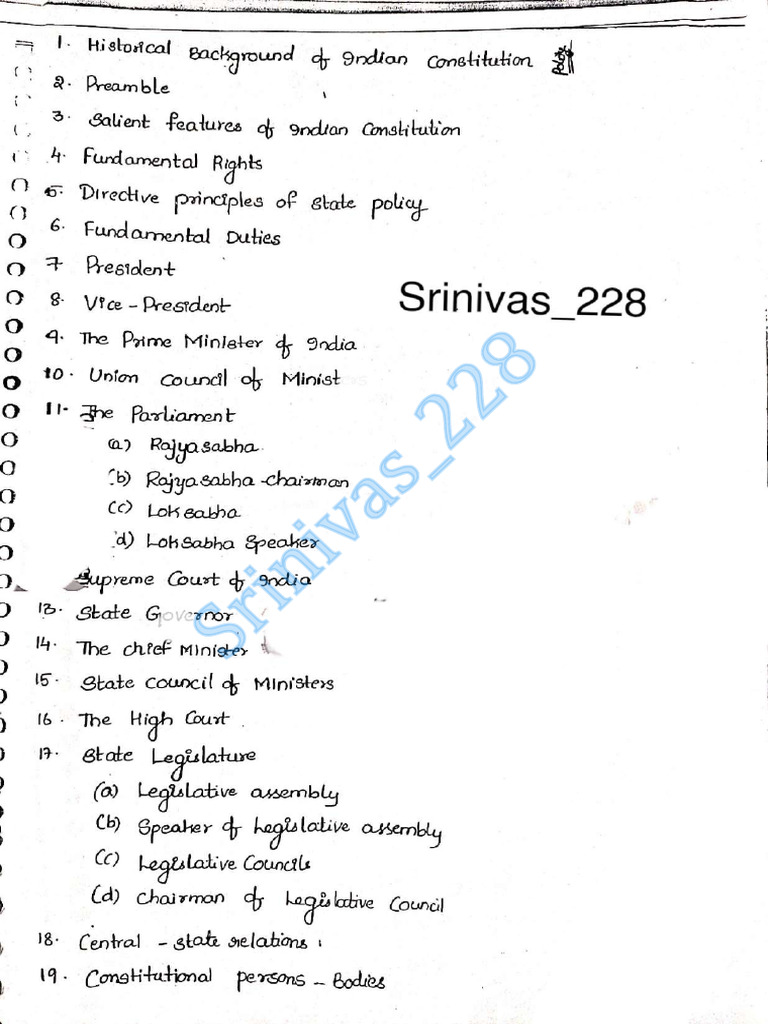 Polity Class Notes - 20779458 - 2023 - 11 - 18 - 13 - 32 | PDF