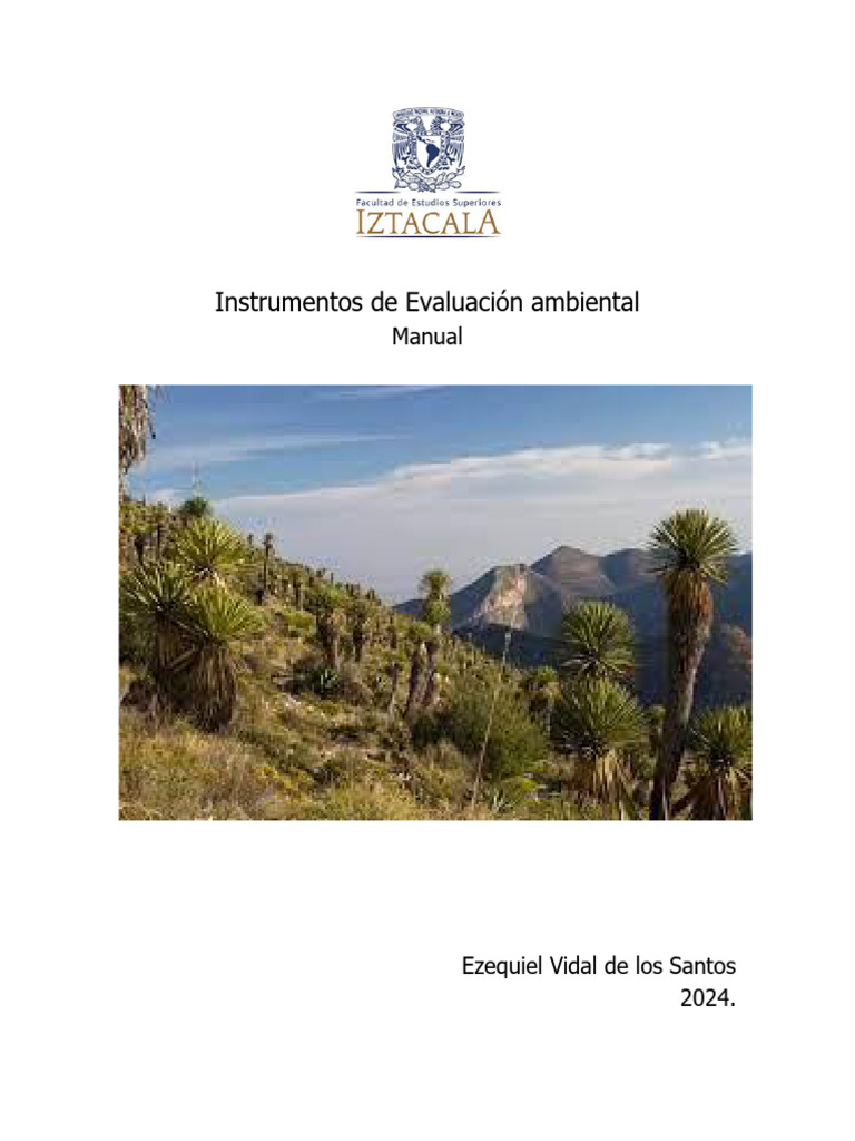 Instrumentos de Evaluación Ambiental Manual 2024 | PDF | Entorno ...