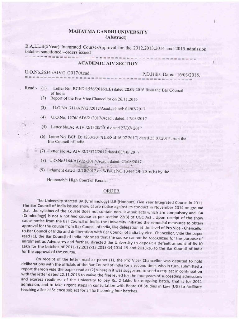 LLB Fee Structure Approval in Nepal | PDF | Justice | Crime & Violence