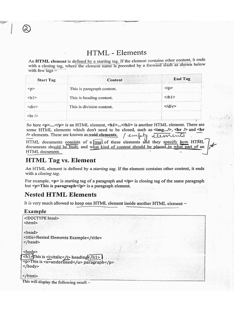 Attributes and Elements | PDF