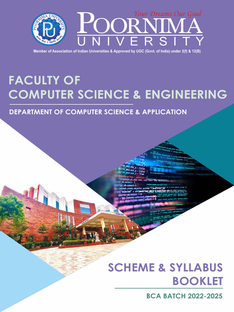 BCA Scheme & Syllabus 2022-25 | PDF | Computing | Information