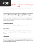Rhythmic and Melodic Patterns Explained | PDF | Rhythm | Music Theory