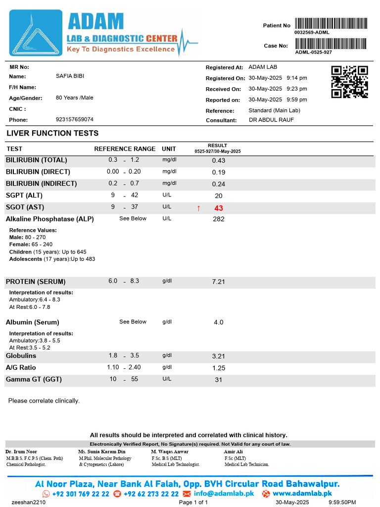 Normaltestreport | PDF | Liver | Clinical Medicine