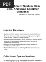 Unisex Swab Specimen Collection Ih Clinicians | PDF | Health Sciences ...