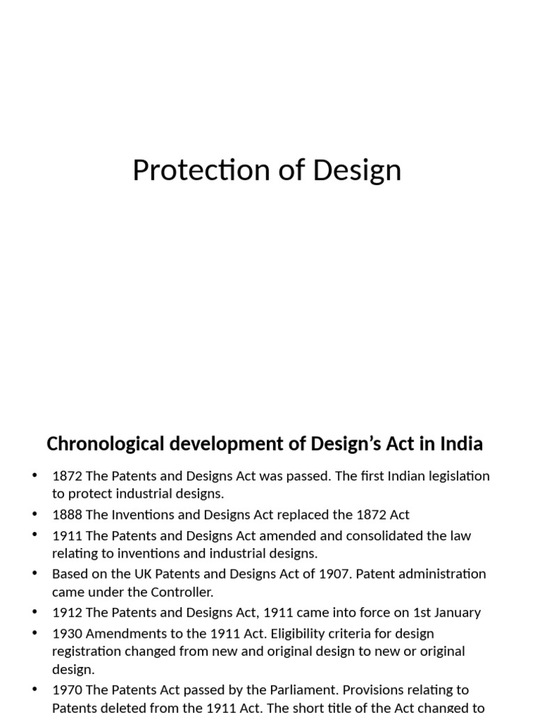 Protection of Design | PDF | Copyright | Justice