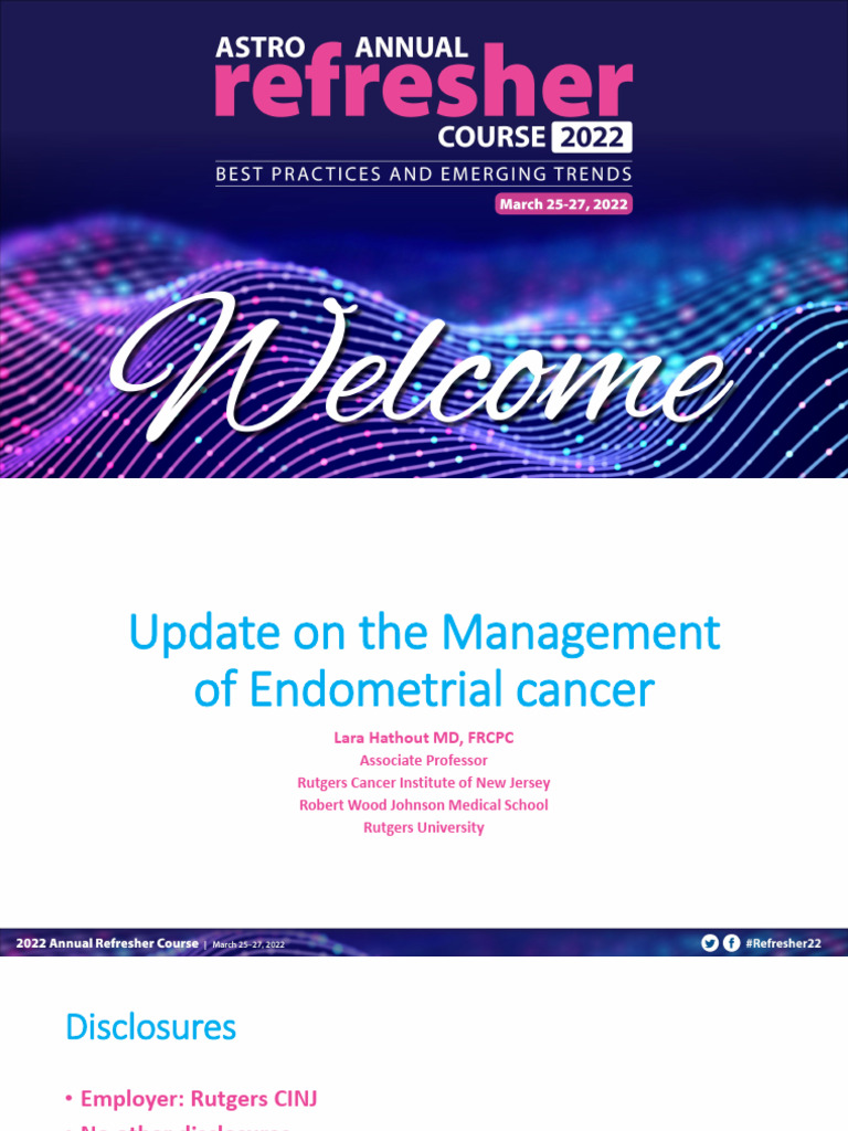 Endometrial Cancer Management Update | PDF | Cancer | Cervical Cancer