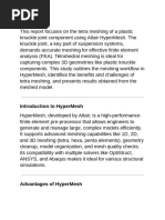 Nastran Static Analysis in HyperMesh | PDF | System Software | Computing