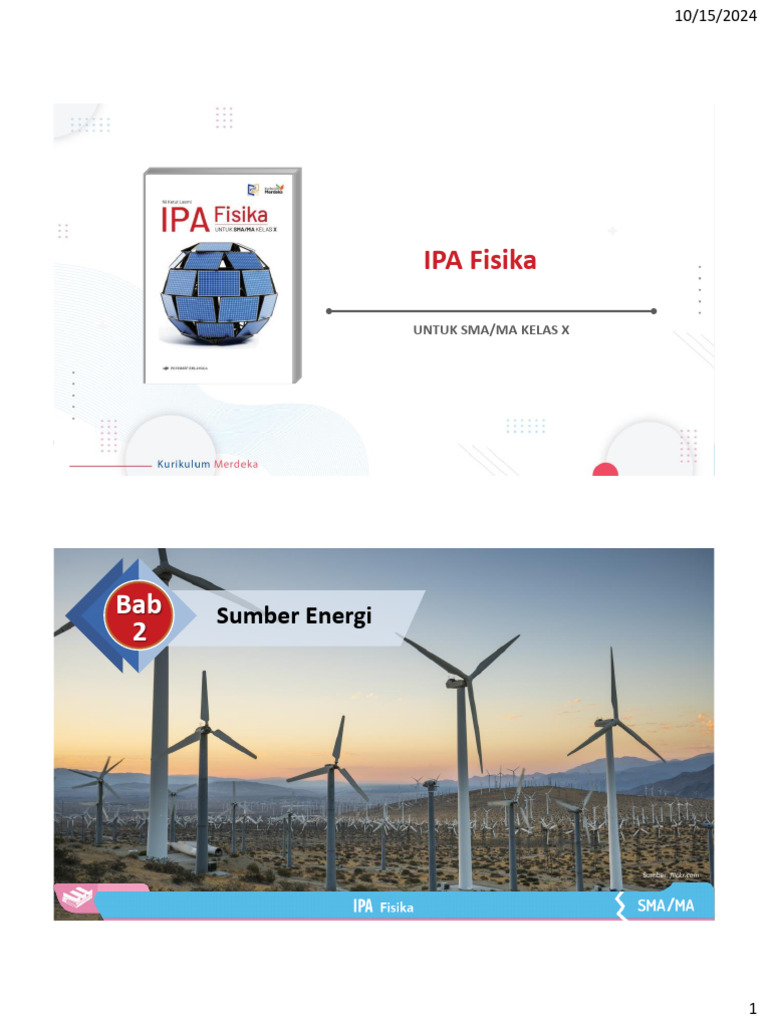 Sumber Energi dari Jasad Renik dan Tumbuhan | PDF