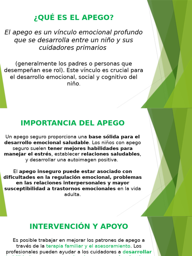 Tipos de apego y su importancia emocional | PDF | Teoría de apego ...