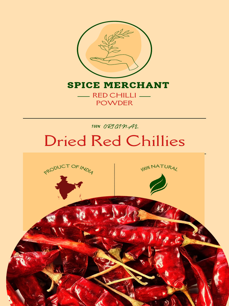 100% Natural Red Chilli Powder | PDF