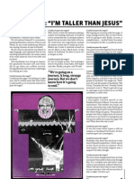 "Len Brown: I'm Taller Than Jesus" - Back End Interview by Steve Braunias, Metro, April 2012