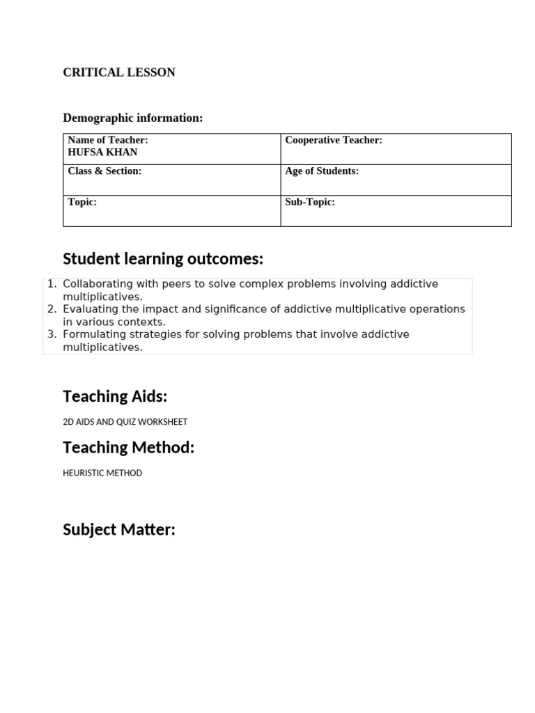 Hufsa Khan's Lesson on Inverses | PDF | Mathematics | Equations