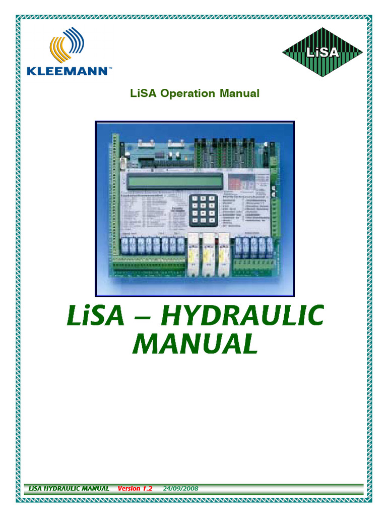 LiSA Controller Operation Manual | PDF | Electrical Engineering ...