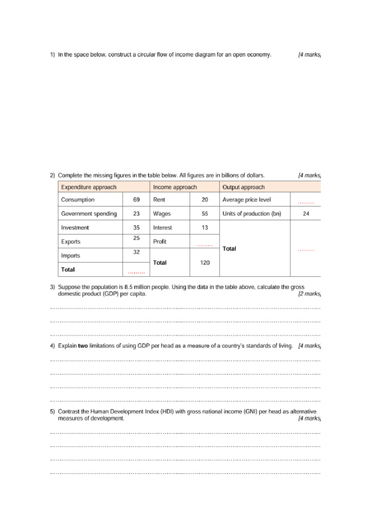 Homework Eco 3.1 | PDF