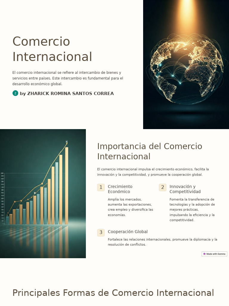 Beneficios y Desafíos del Comercio Internacional | PDF | El comercio ...