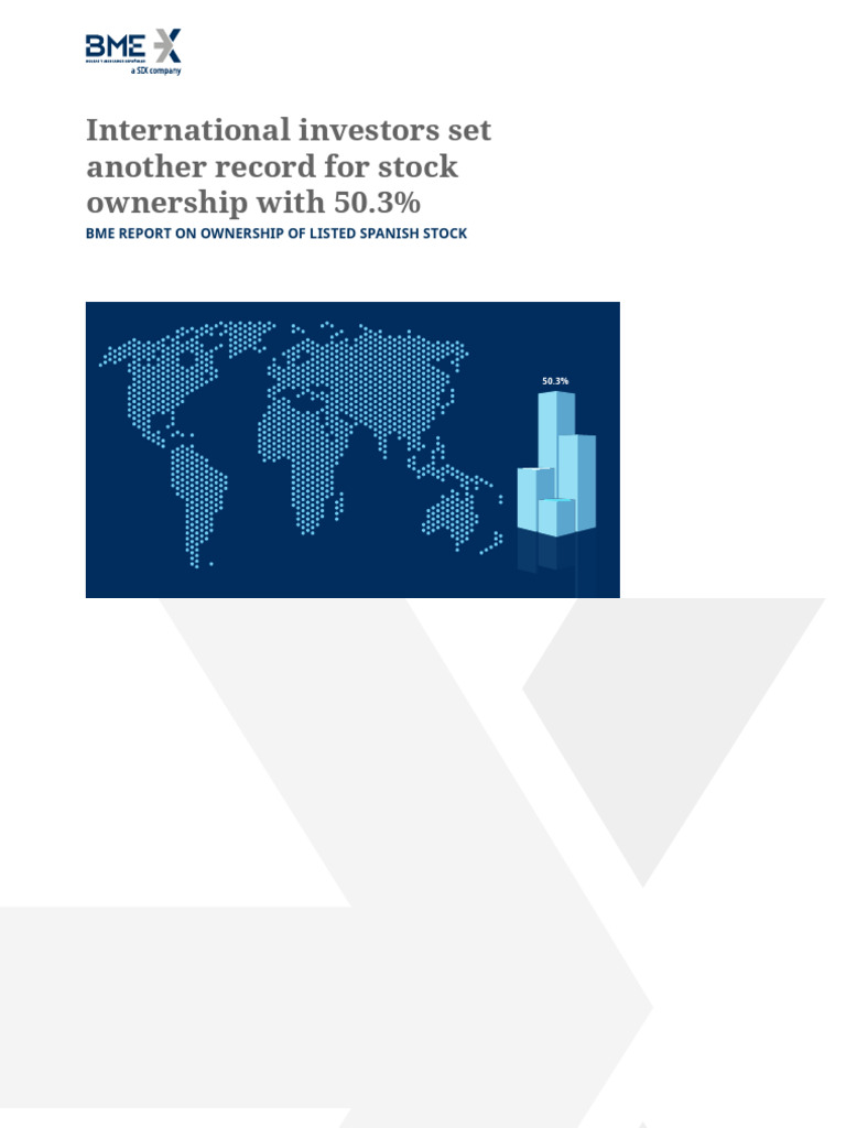 Record 50.3% Foreign Ownership in Spain | PDF | Stocks | Investing