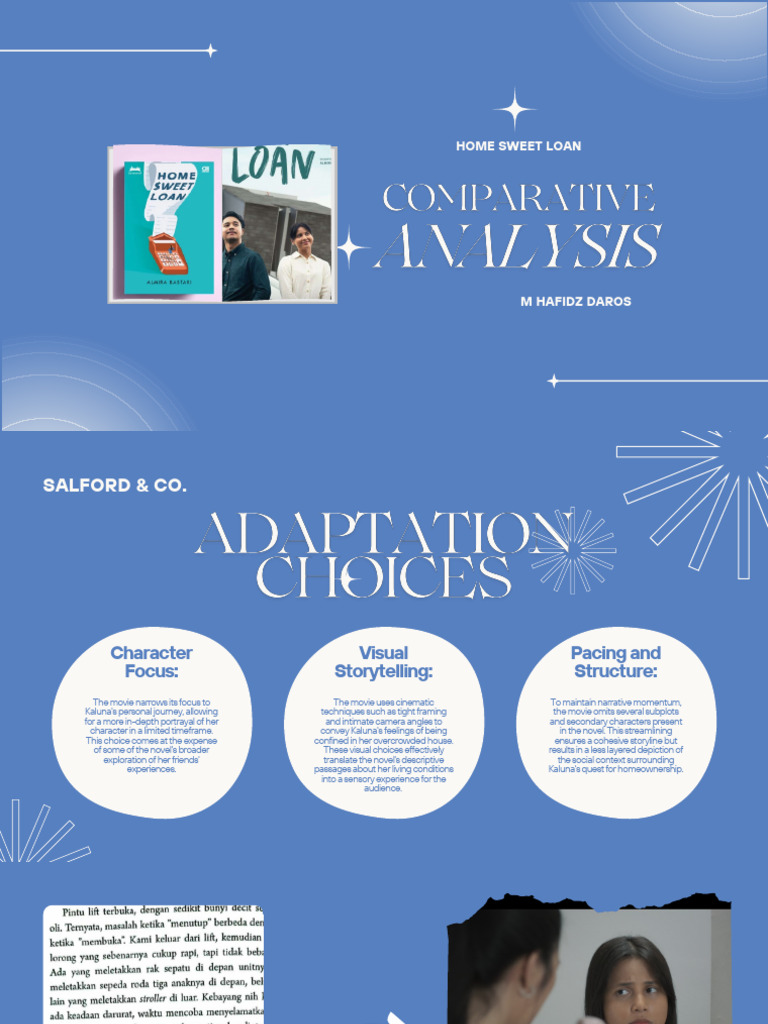 Blue and White Minimalist Group Project Presentation | PDF | Narrative ...