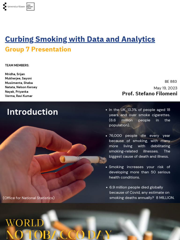 BE 883 Data and Analytics Group Presentation-V2 | PDF | Logistic ...