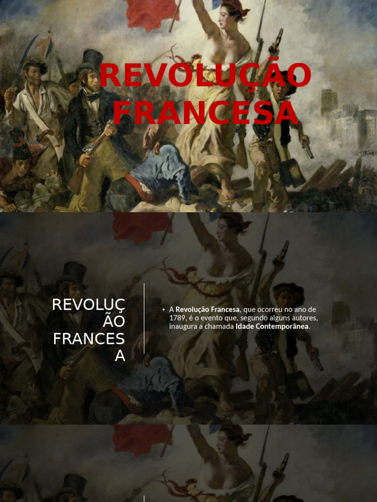 Causas e Eventos da Revolução Francesa | PDF | Reino de Terror ...