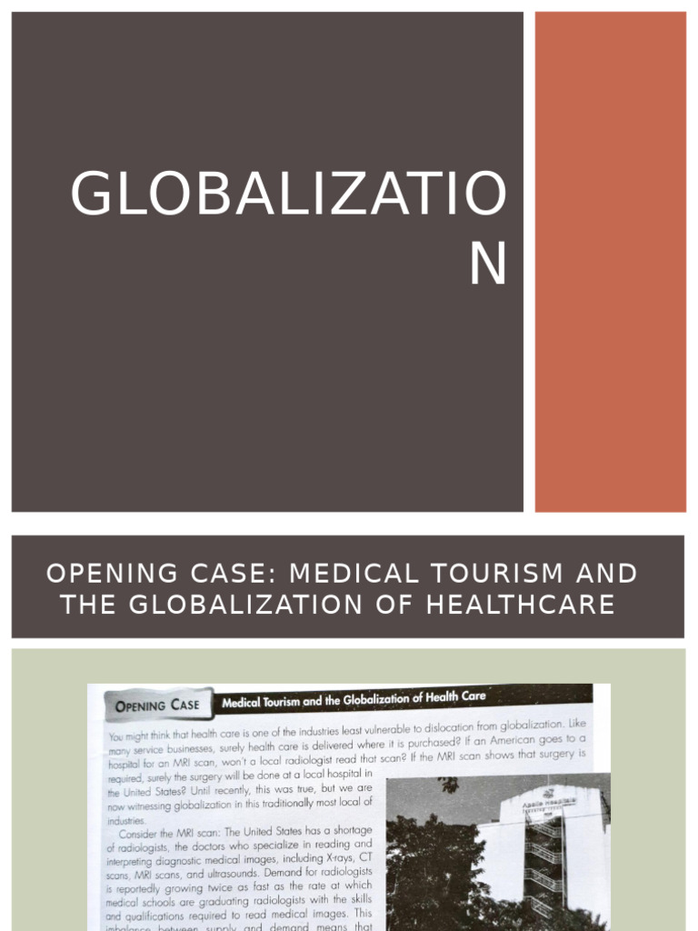 Lecture 1 Globalization Pdf Globalization Labour Economics