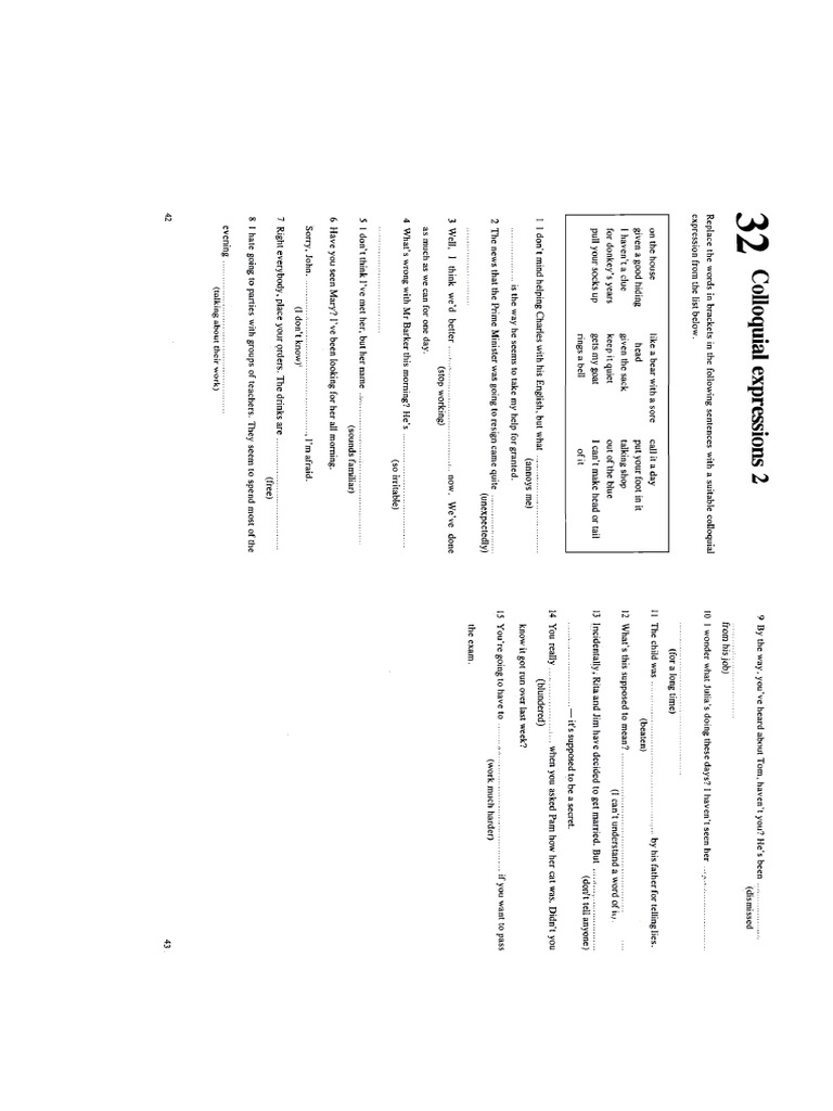 Colloquial Expressions PDF