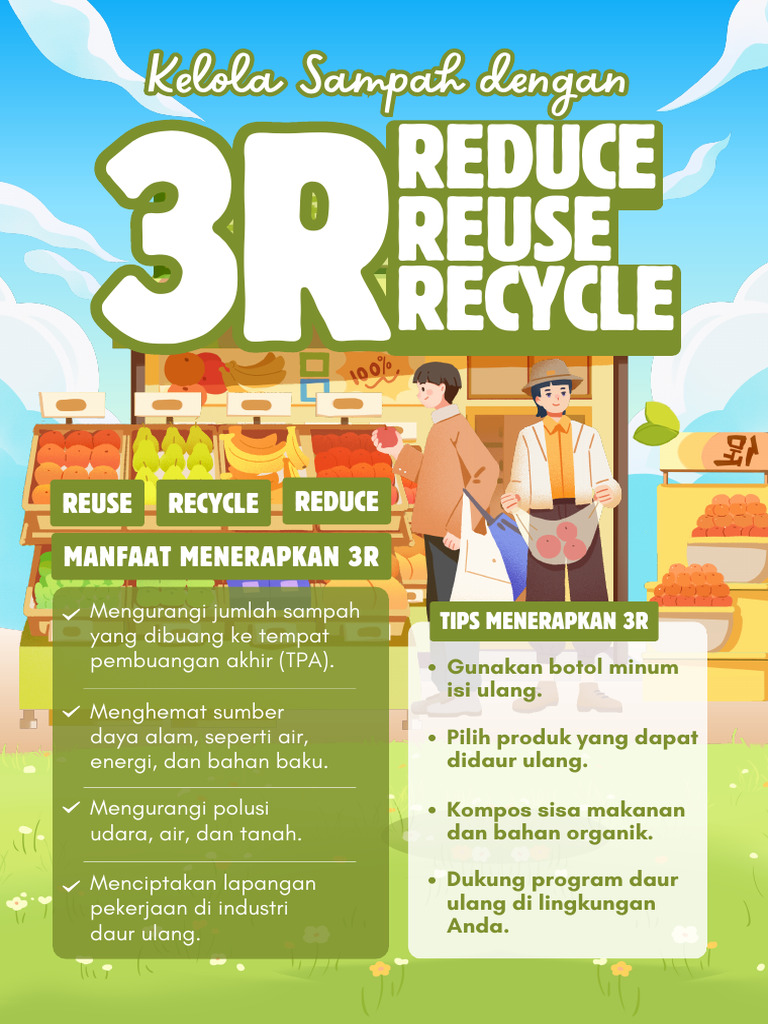 Poster Edukasi Manfaat 3R | PDF