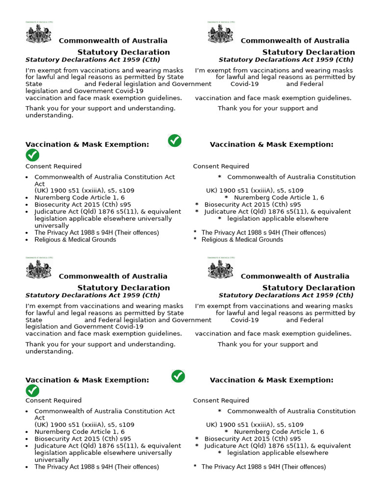 267 Card Mask CV Exemption | PDF | Public Law | Justice