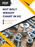 Nuts Weight Chart and Calculation Guide | PDF | Nut (Hardware)