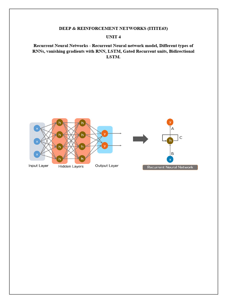 Understanding Recurrent Neural Networks | PDF | Speech Recognition ...
