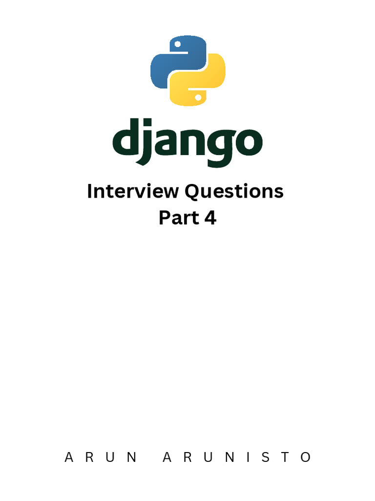 Django Interview Part 4 | PDF | Information Retrieval | Software