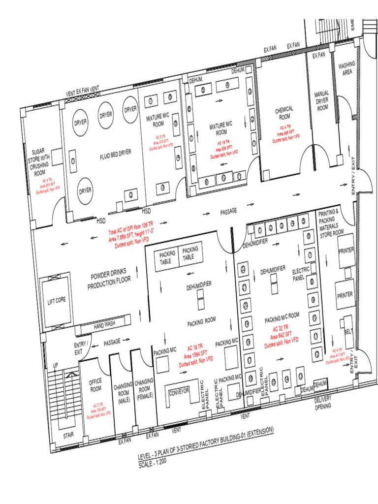 Floor Plan of AC-IfL Factory-Exisiting | PDF | Tools | Cleaning