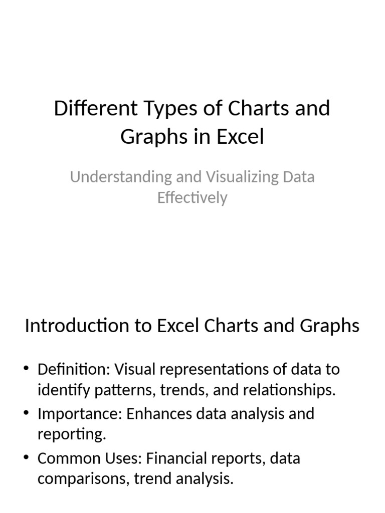 Types of Excel Charts Explained | PDF | Chart | Pie Chart