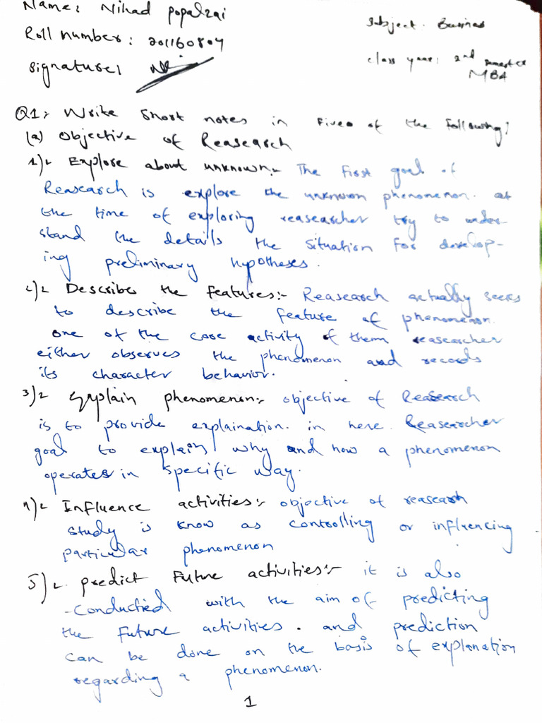 Sessional Business Research Guide | PDF
