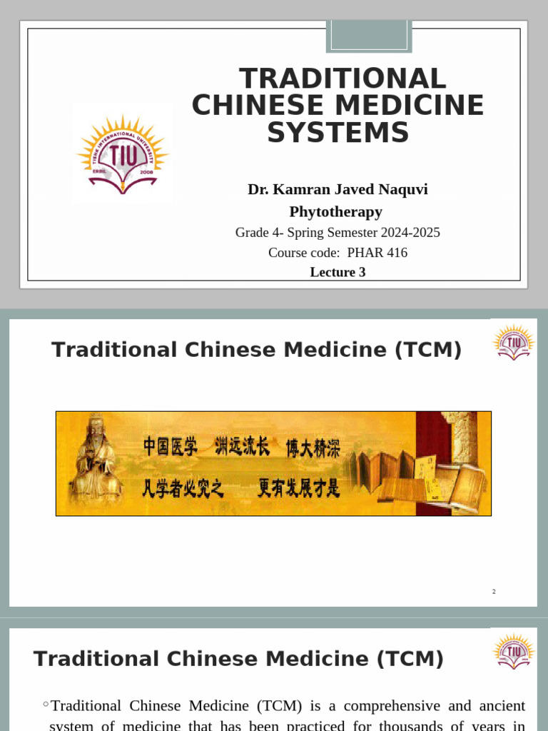 Traditional Chinese Medicine Overview | PDF | Yin And Yang ...