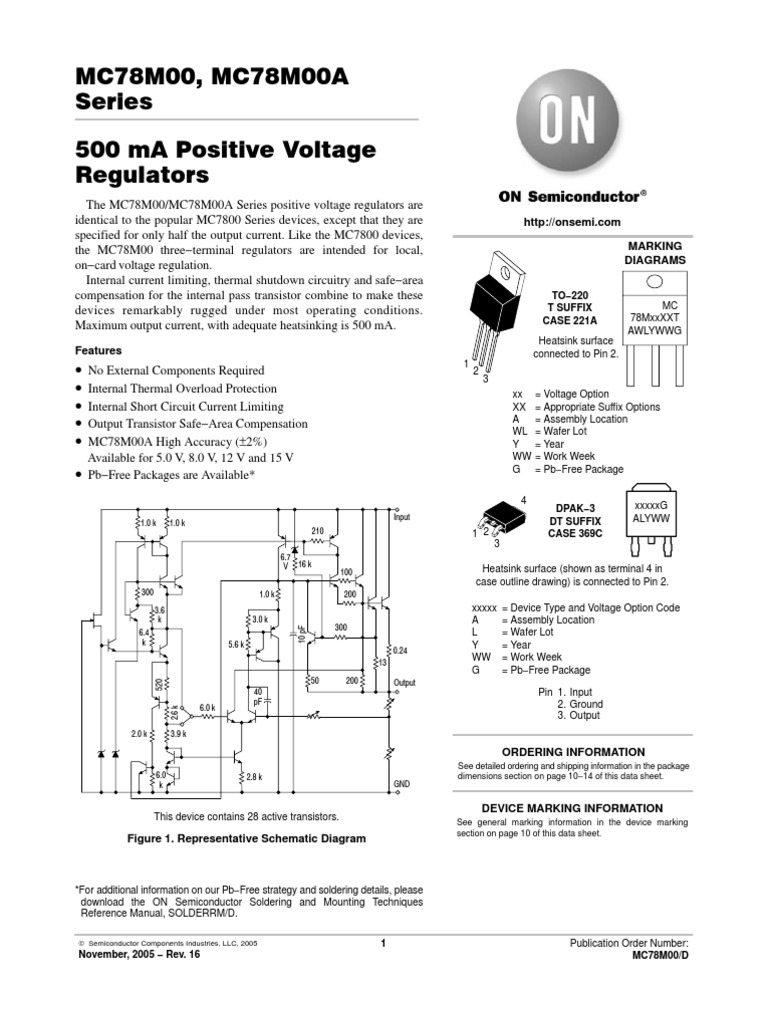 Datasheet 24to12 Voltage Regulator Capacitor Electronic Engineering