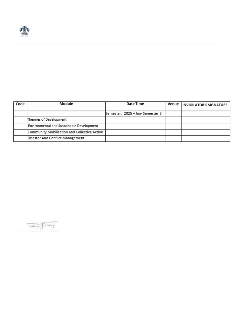 Cavendish Exam Docket for Students | PDF