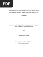 Download Thesis Washback in Japan Caine by heygirl11 SN87121383 doc pdf