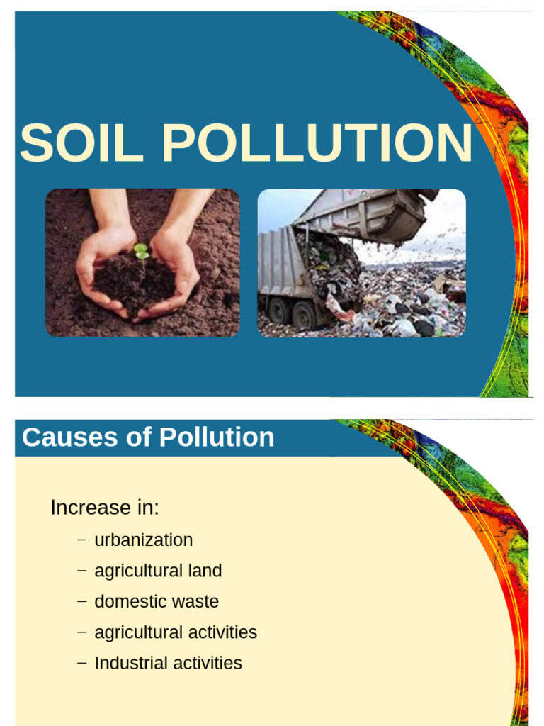 Env Lec 6 Soil Pollution | PDF | Soil | Cadmium