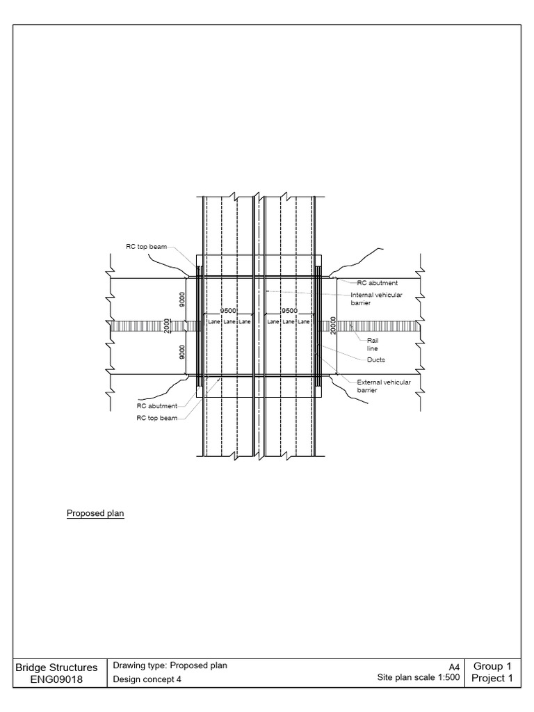 Concept 4 Bridge Design Plan - V2 | PDF
