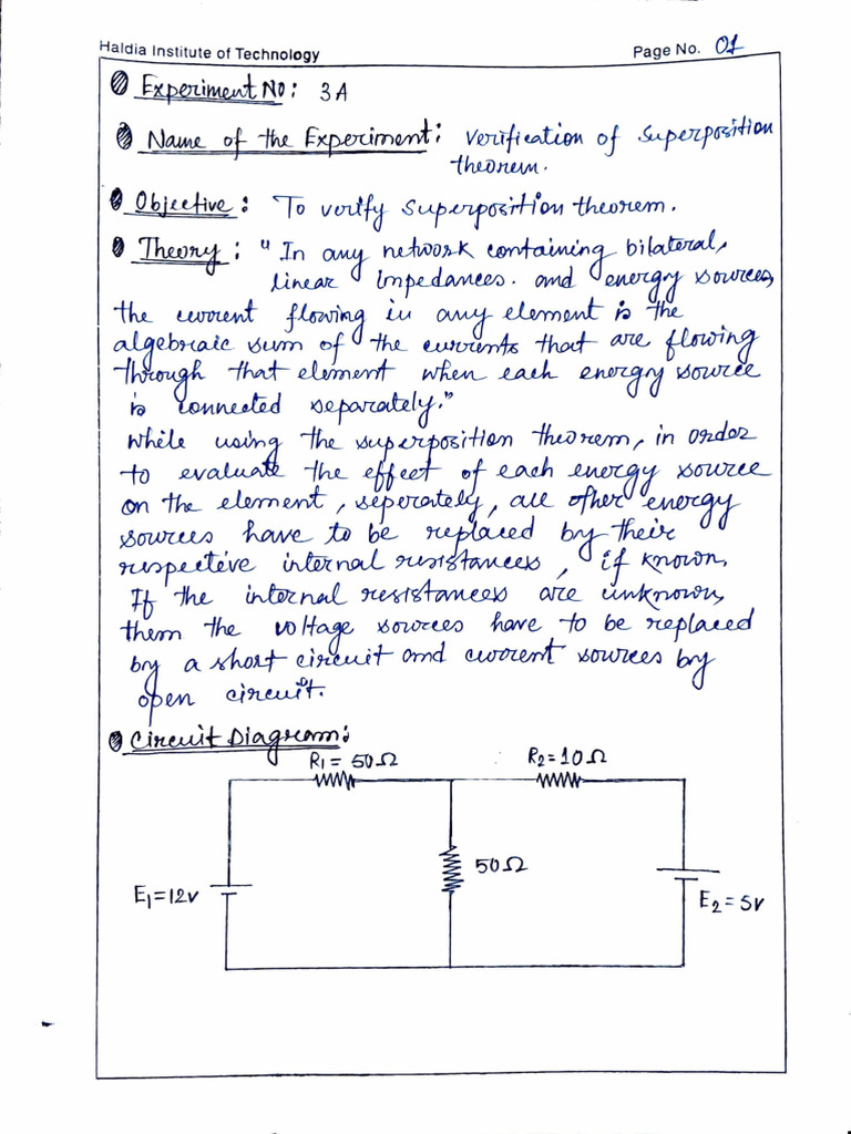 Electrical Network Theorems Pdf