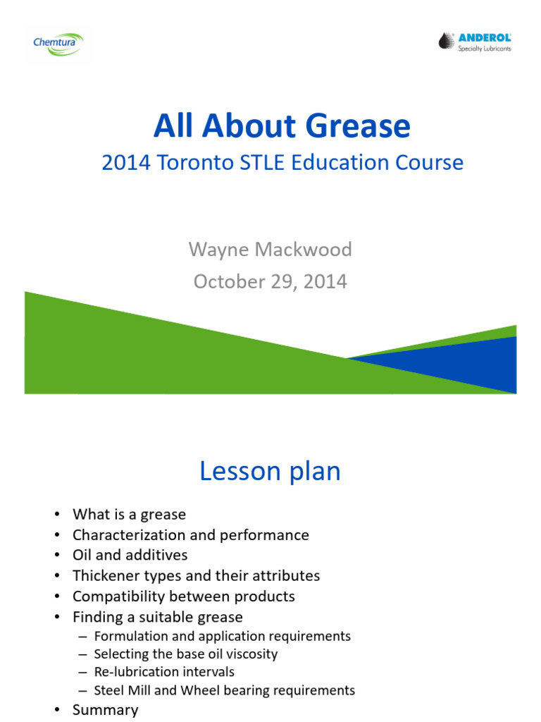 Comprehensive Guide to Grease Types | PDF | Bearing (Mechanical ...