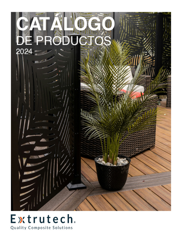 Catálogo de Productos Extrutech 2024 | PDF | Madera