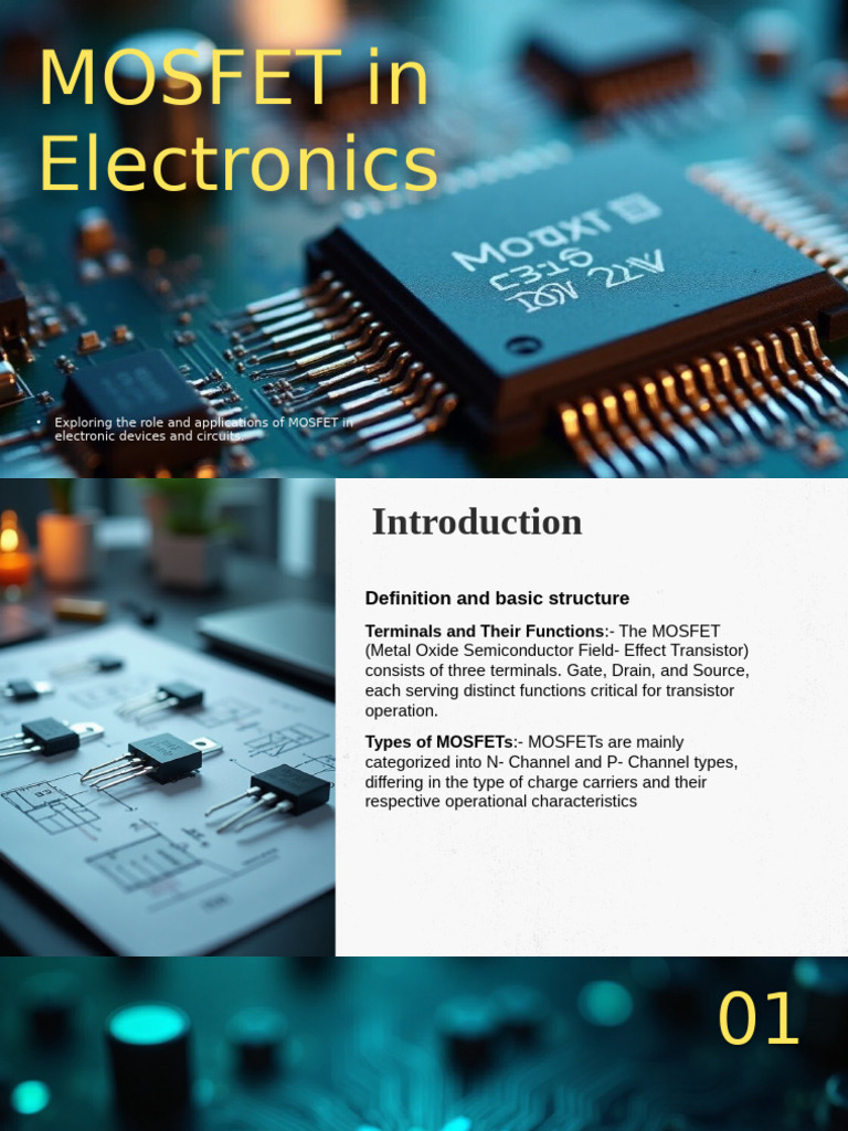 MOSFET in Electronics | PDF | Mosfet | Field Effect Transistor
