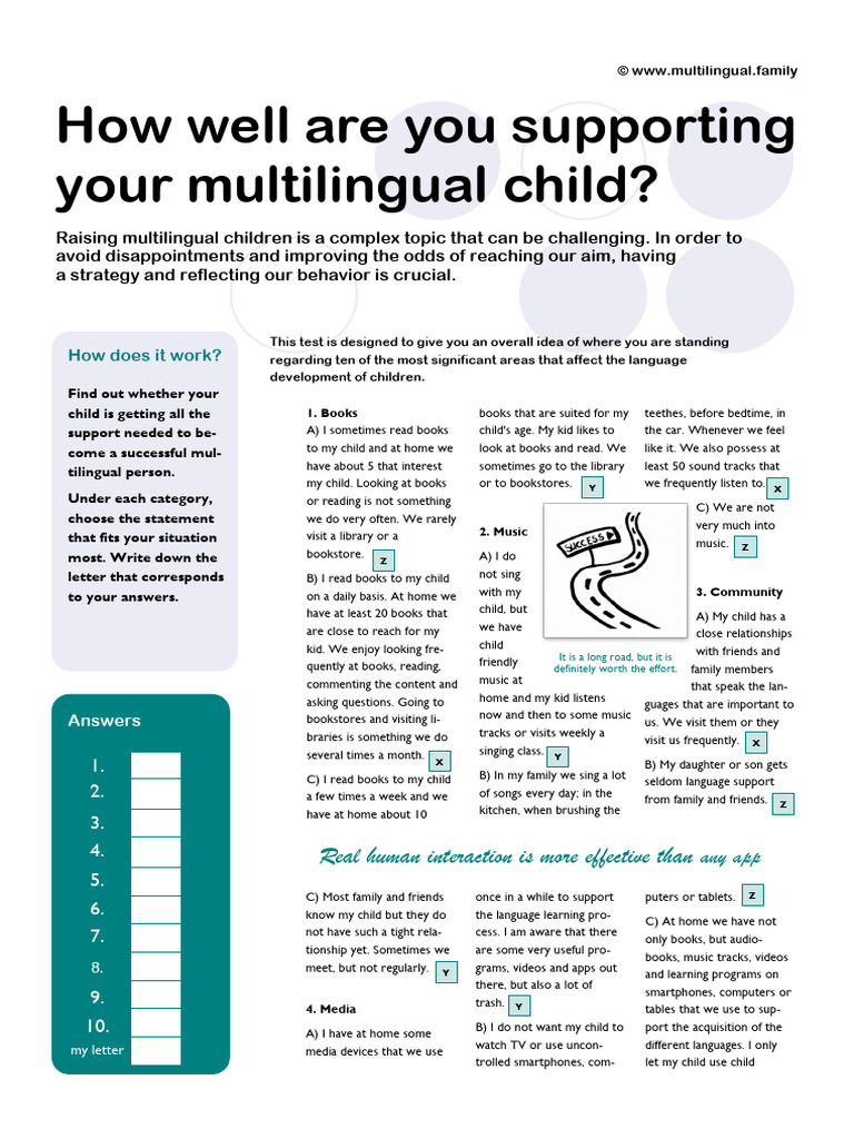 How Well Are You Supporting Your Multilingual Child | PDF | Multilingualism