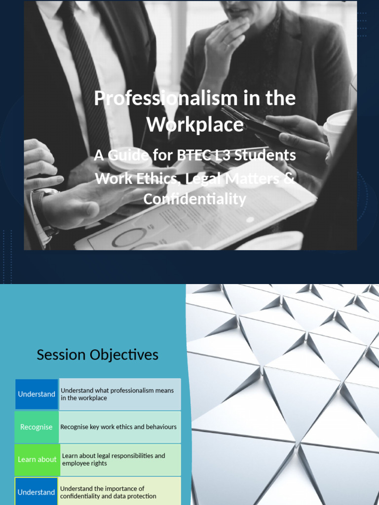 Professionalism Training | PDF | Confidentiality
