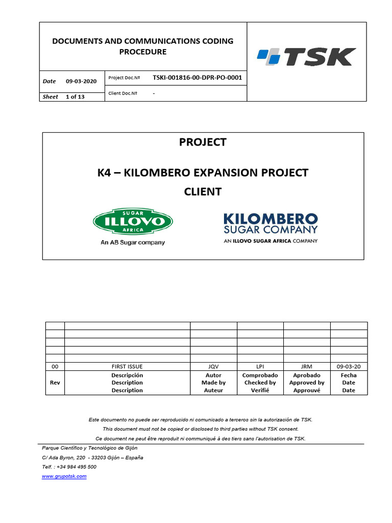 Documents Coding Procedure for K4 Project | PDF