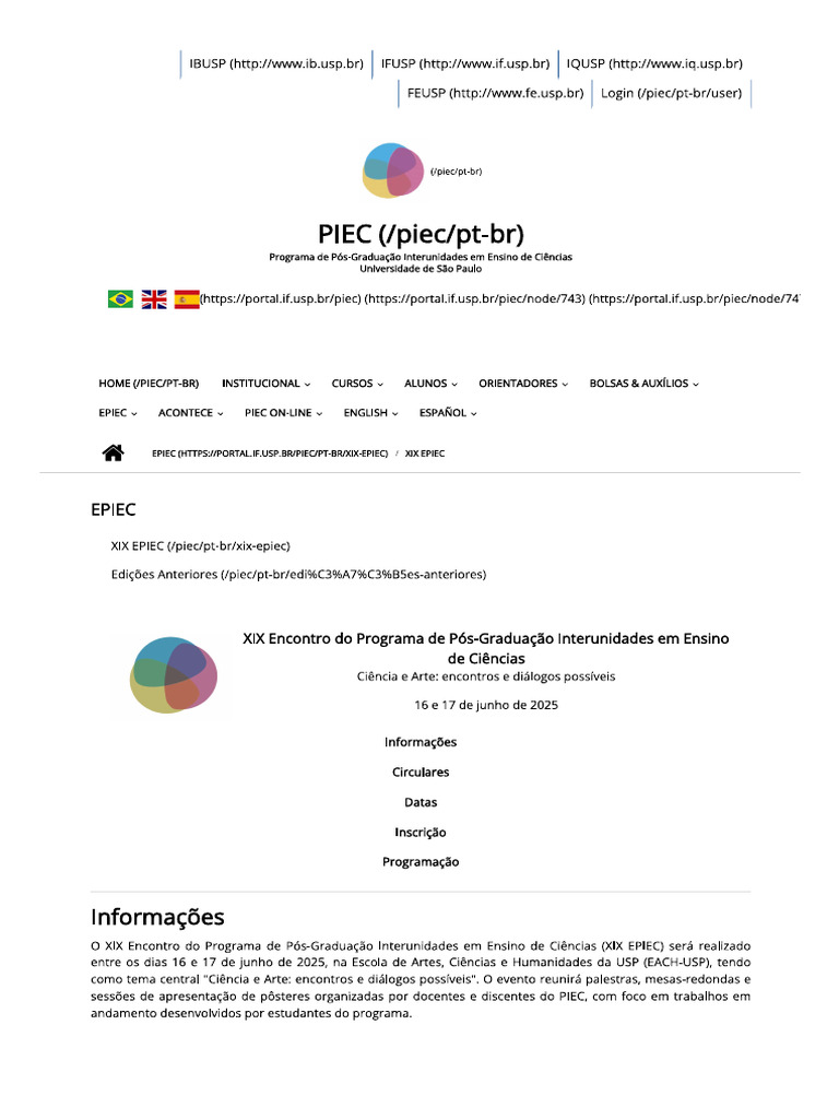 Epiec Programação | PDF