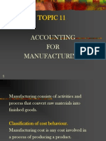 Topic 11-Manufacturing Account